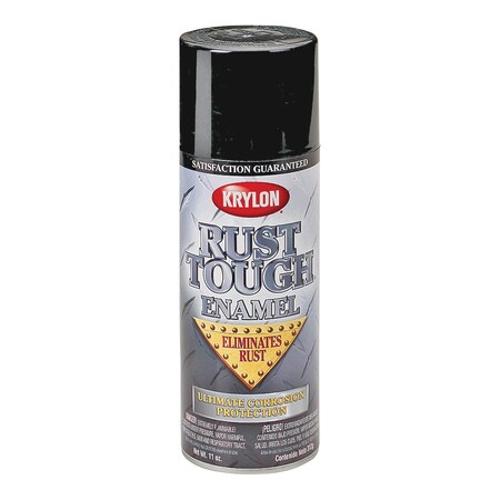 Krylon RTA9218 12 oz. Flat Black Rust Tough Spray K09218008